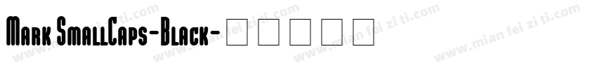 Mark SmallCaps-Black字体转换